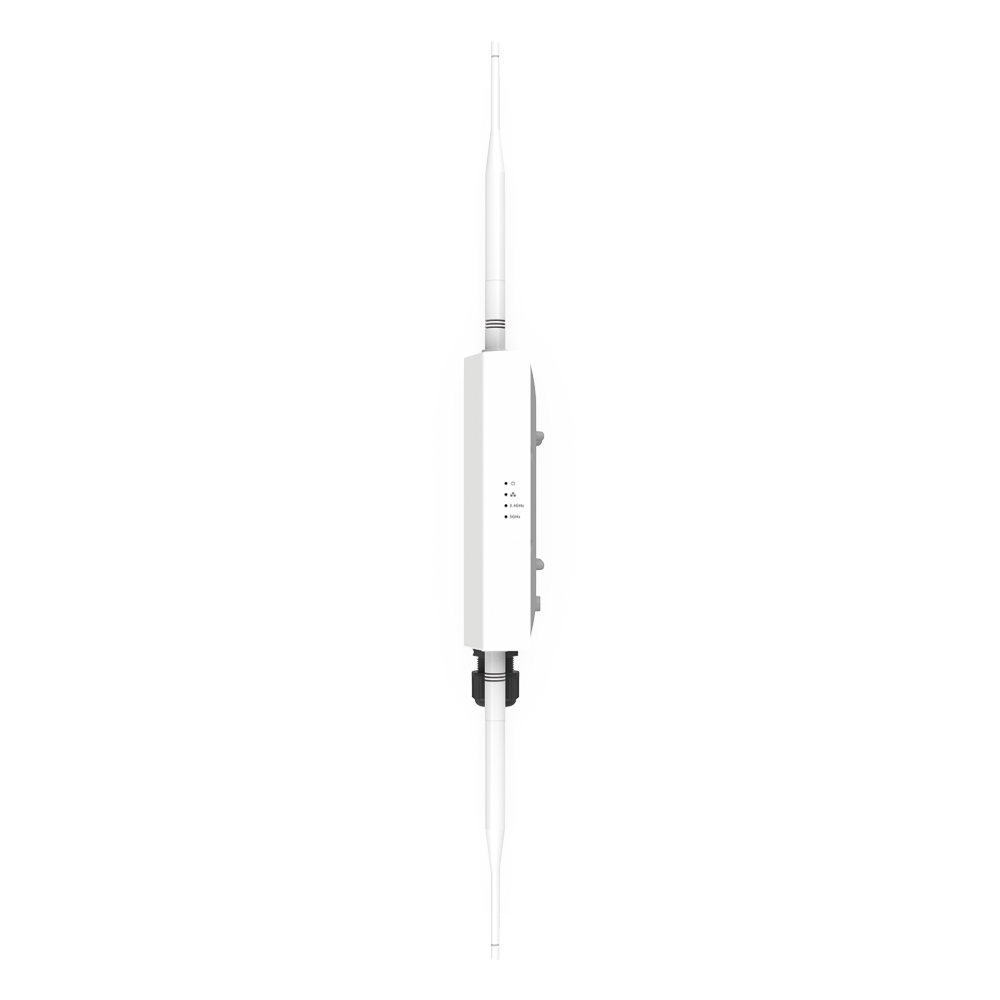 Punto de Acceso Súper WiFi 6 y PTMP para Exterior, Hasta 250 m de Cobertura, Doble Banda Simultanea, 574 Mbps en 2.4 GHz y 1.2 Gbps en 5GHz, 256 Usuarios Concurrentes  por Banda,  Administración en Nube Gratis con INSIGHTS