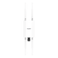 Punto de Acceso Súper WiFi 6 y PTMP para Exterior, Hasta 250 m de Cobertura, Doble Banda Simultanea, 574 Mbps en 2.4 GHz y 1.2 Gbps en 5GHz, 256 Usuarios Concurrentes  por Banda,  Administración en Nube Gratis con INSIGHTS