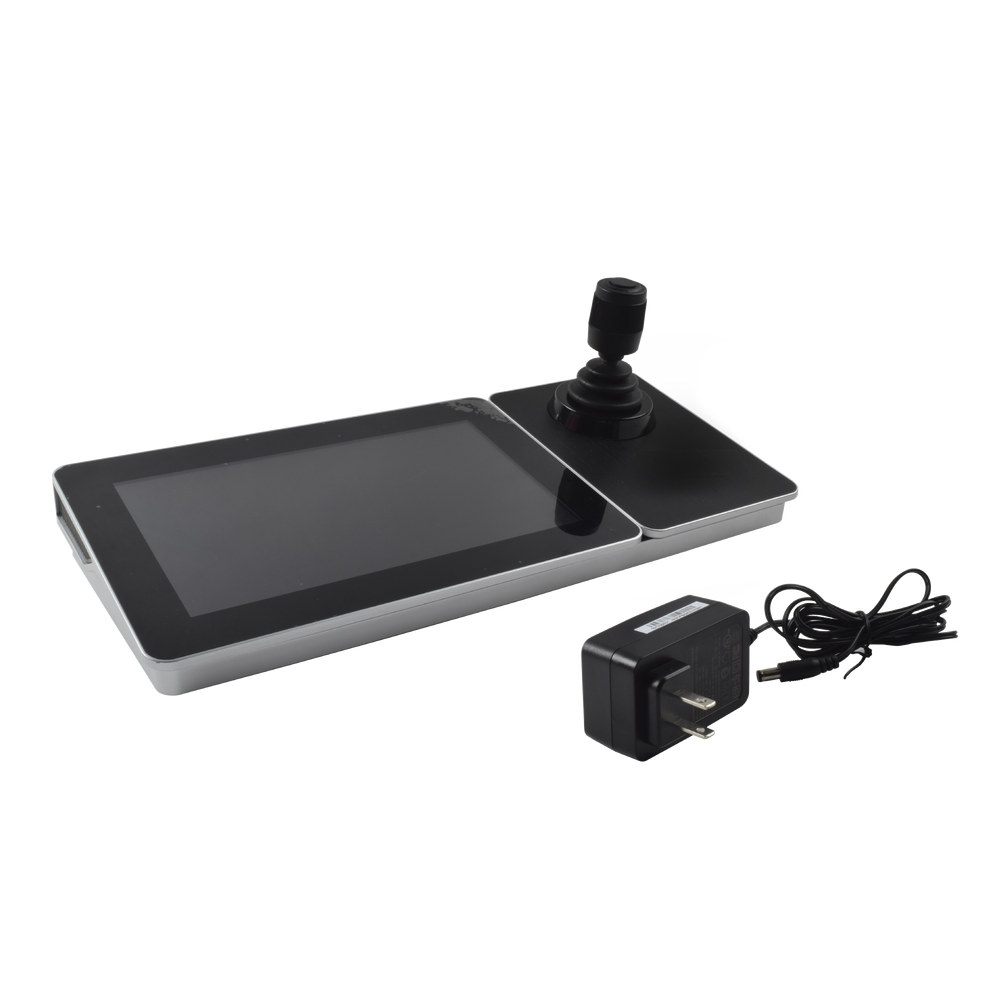 Controlador IP (Joystick) con Pantalla Táctil de 10.1" / S.O. Android ver. 4.4 / Compatible con cámaras IP, Domos IP / PTZ IP / DVRs y NVRs epcom, HiLook y HIKVISION