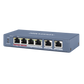 Switch PoE+ / No Administrable / 3 Puertos 10/100 Mbps 802.3 af/at (30 W) + 1 Puerto 10/100 Mbps Hi-PoE (60 W) / 2 Puertos 10/100 Mbps Uplink / Modo Extendido hasta 300 Metros / 60 W