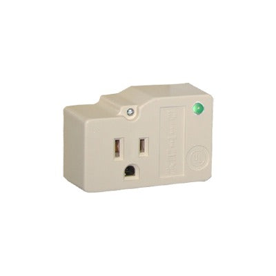 Protector Plug Pared / 120 VCA 15 A / 40,000 A / LED Diagnóstico / Transformadores de Alarma