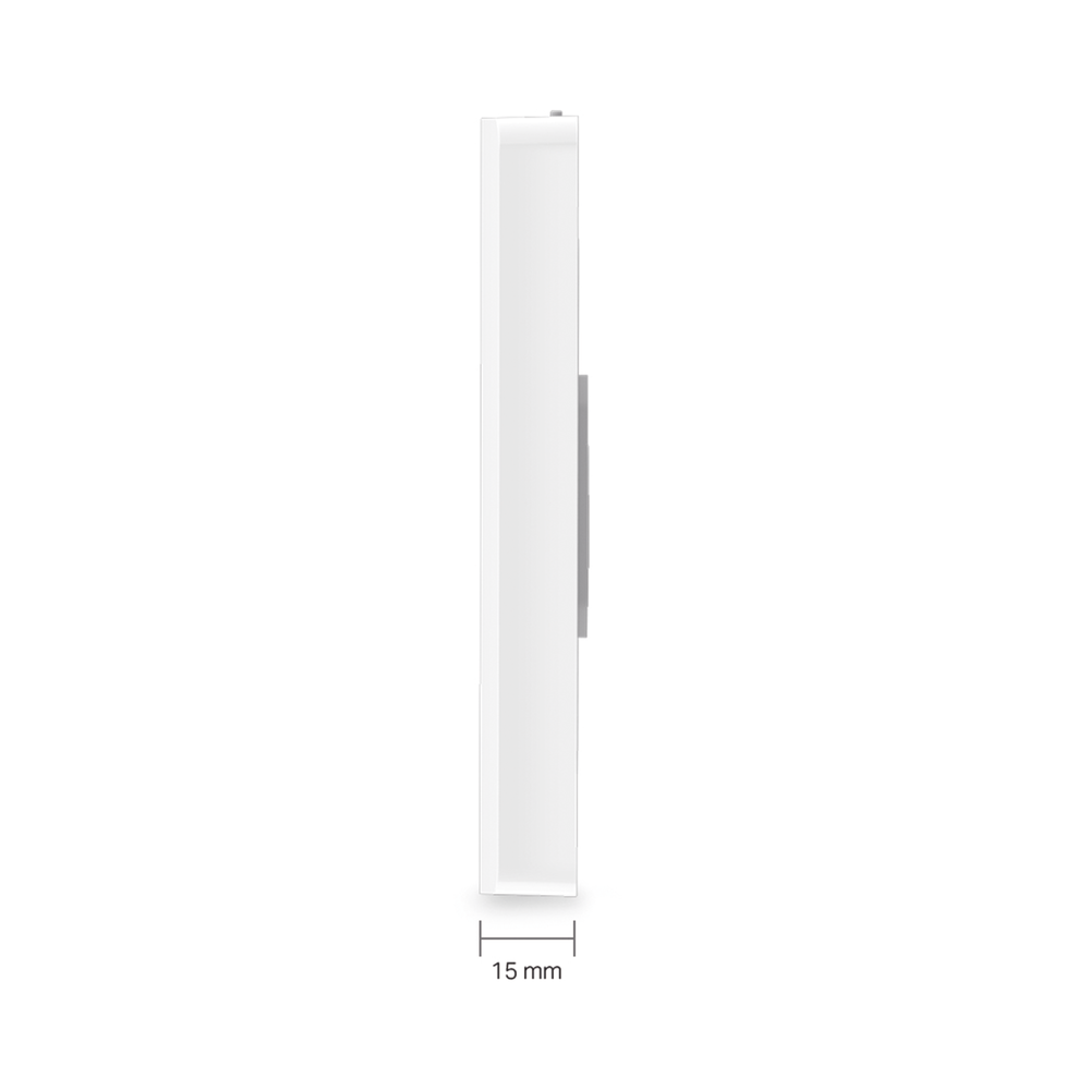 Punto de acceso Omada /  Doble Banda AC1200 MU-MIMO / Diseño para Pared con 3 Puertos Adicionales / Configuruación por Controlador o Stand-Alone / Alimentación PoE af/at