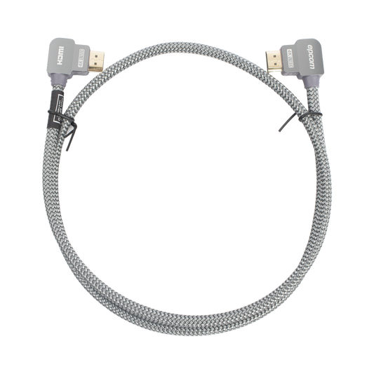 Cable HDMI Ángulo 90° | 1 Metro (3.28 Pies) | Alta Definición | Versión 2.0 | Alta Velocidad 18Gbps | 4K@60Hz |