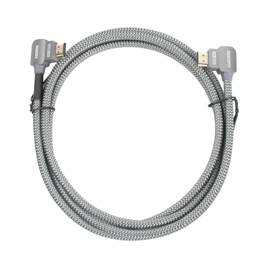 Cable HDMI Ángulo 90° | 2 Metros (6.56 Pies) | Alta Definición | Versión 2.0 | Alta Velocidad 18Gbps | 4K@60Hz |