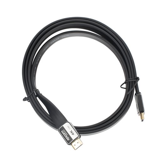 Cable HDMI de 1.8 Metros (5.91 Pies) | Alta Definición | Versión 2.0 | Alta Velocidad 18Gbps | 4K@60Hz | Conectores Chapados en Oro | Tipo Plano