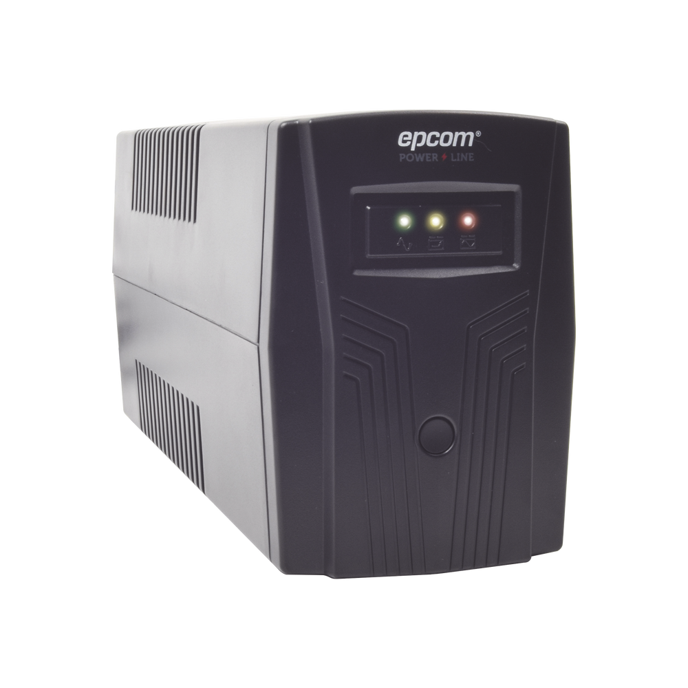 UPS de 600VA/360W / Topología Línea Interactiva / Entrada y Salida 120 Vca / Clavija NEMA 5-15P / 4 Tomas NEMA 5-15R/ Sin Protector RJ11 ni RJ45