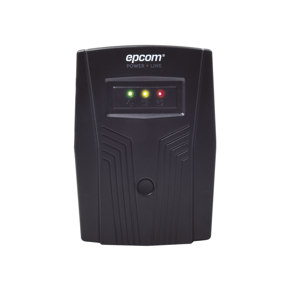 UPS de 600VA/360W / Topología Línea Interactiva / Entrada y Salida 120 Vca / Clavija NEMA 5-15P / 4 Tomas NEMA 5-15R/ Sin Protector RJ11 ni RJ45