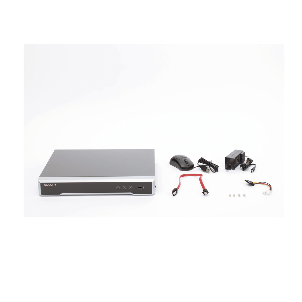 DVR 8 Canales TurboHD + 8 Canales IP / 8 Megapixel (4K) / Acusense (Evita Falsas Alarmas) / Audio por Coaxitron / 8 Entradas de Alarma / 4 Salida de Alarma / H.265+