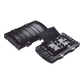 Caja de Distribución de Fibra Óptica Horizontal, hasta 48 Empalmes, Exterior IP68