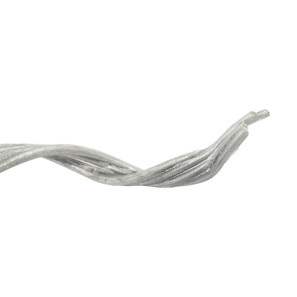 Remate Preformado de Acero Galvanizado para fibra Mini-ADSS, Diámetros 6-7 mm (Estructura de 4 hilos con Polvo Abrasivo)