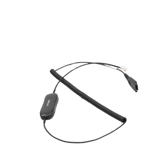 Cable para diademas BIZ1500, BIZ2300 y BIZ2400, para compatibilidad con telefonos AVAYA 96xx/16xx QD a RJ-9 (88001-03) (88001-04)
