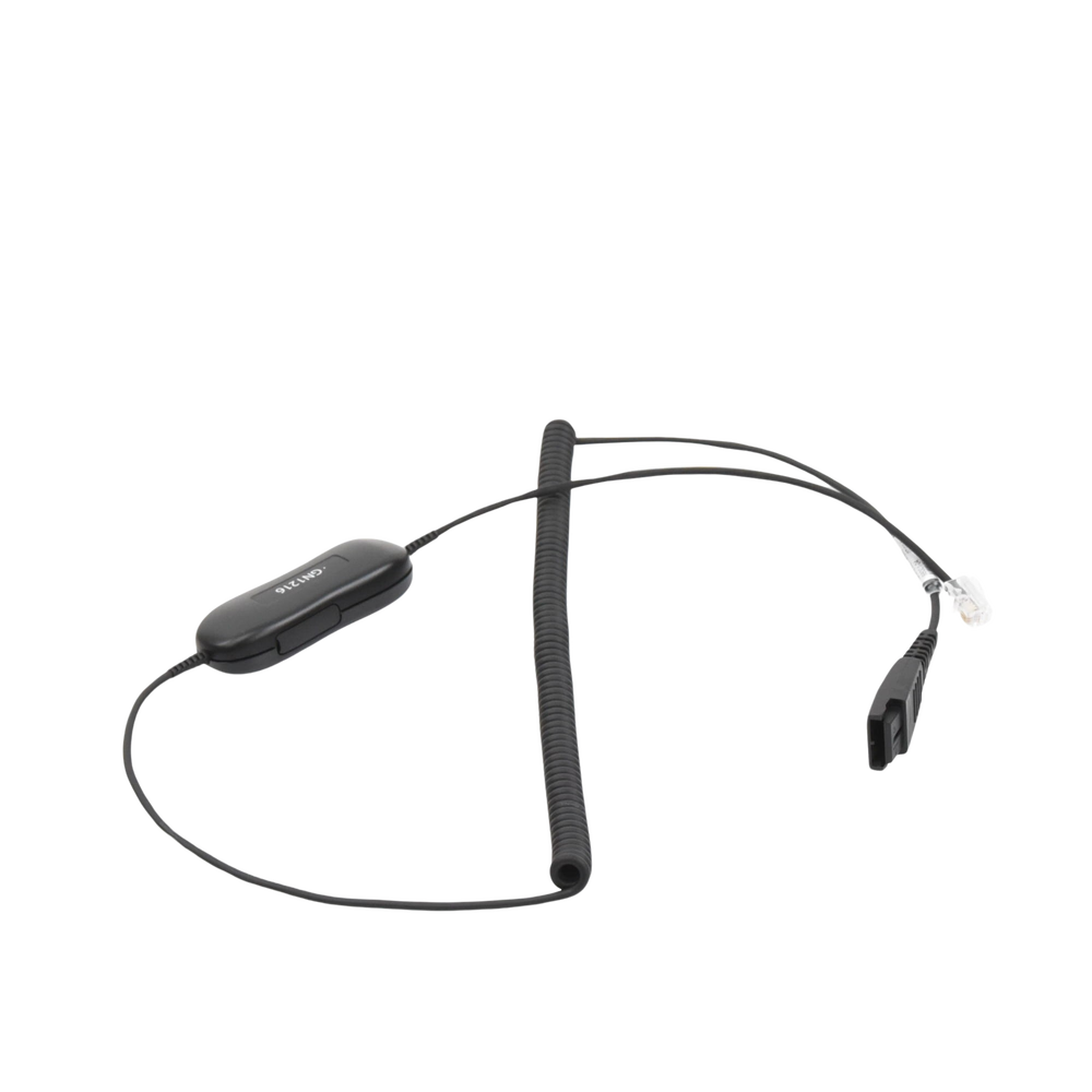 Cable para diademas BIZ1500, BIZ2300 y BIZ2400, para compatibilidad con telefonos AVAYA 96xx/16xx QD a RJ-9 (88001-03) (88001-04)
