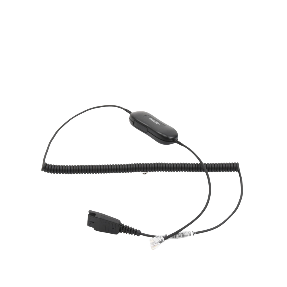 Cable para diademas BIZ1500, BIZ2300 y BIZ2400, para compatibilidad con telefonos AVAYA 96xx/16xx QD a RJ-9 (88001-03) (88001-04)