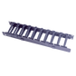 Organizador de Cable Horizontal RouteIT, Sencillo, Para Rack de 19in, 4in de profundidad, 1UR