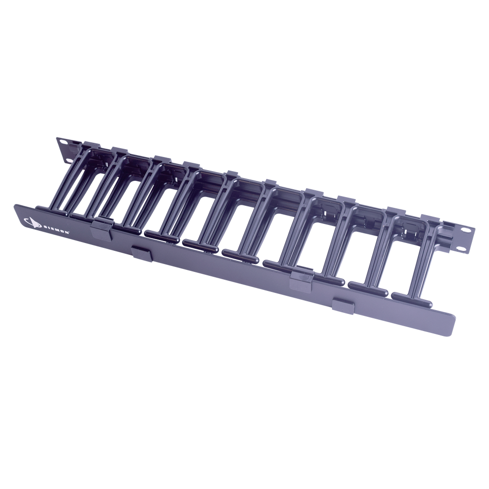 Organizador de Cable Horizontal RouteIT, Sencillo, Para Rack de 19in, 4in de profundidad, 1UR