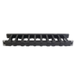 Organizador de Cable Horizontal RouteIT, Sencillo, Para Rack de 19in, 4in de profundidad, 1UR