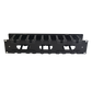 Organizador de Cable Horizontal RouteIT, Sencillo, Para Rack de 19in, 4in de profundidad, 2UR