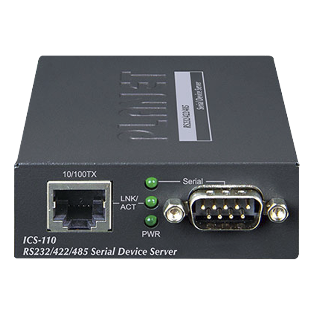Convertidor de Medios de RS-232/ RS-422/ RS-485 a Fast Ethernet, Administración Web, SNMP y Telnet
