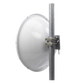 Antena Direccional de Alto Rendimiento/ Parábola profunda para mayor aislamiento al ruido / 29 dBi / 4.9 - 6.4 GHz / Conector de guía de onda para radios B5x y C5x / Fácil Montaje y Soporte de acero inoxidable / Radomo Incluido