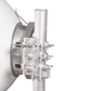 Antena Direccional de Alto Rendimiento/ Parábola profunda para mayor aislamiento al ruido  / 3 ft / 4.9 a 6.1 GHz / Ganancia de 32.1 ± 1 dBi / Soporte de acero inoxidable / polaridad en 90 ° y 45 ° / Incluye montaje.