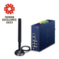 (LoRa) Gateway Industrial LoRaWAN con 5 puertos 10/100/1000T, Banda de 902 a 928 MHz,  Con 2 Entradas y Salidas Digitales