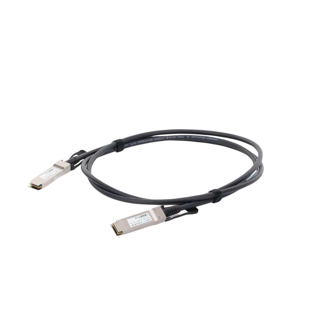 Cable DAC QSFP+ de 40 Gbps a 40 Gbps / Passive Direct Attach Copper Twinax Cable / Longitud: 2 metros