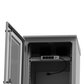 Gabinete de Exterior con Rack de 19" de 16U con Ventiladores y Termostato, Se envía el Gabinete Armado. (Montaje a poste o torre se vende por separado).