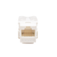 Módulo Jack Keystone Cat6 con Terminación 110 (Punchdown) para Faceplate - Color Blanco