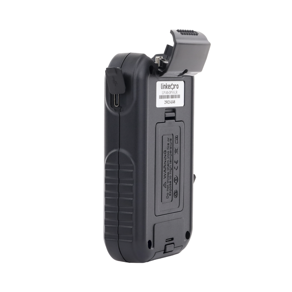 Medidor de Potencia Óptica (Mini Opm) / Rango de Medición -50dBm a 26dBm / Compatible con Fibra Óptica Multimodo y Monomodo / Soporta Conectores Sc, St y Fc / Incluye Función de Vfl 2 mW / Recargable