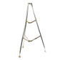Montaje de tripie para exterior, altura total del tripie 1.52 m. Compatible con mástiles de hasta 3 m de largo 1  1/4 a 2" de diámetro