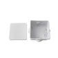 Caja de Derivación-Conexión para Exterior IP55 con 7 Entradas / 80 x 80 x 50 mm / Sellado Seguro con Empaque + 4 Tornillos / Resiste Agua, Polvo y Sol Directo