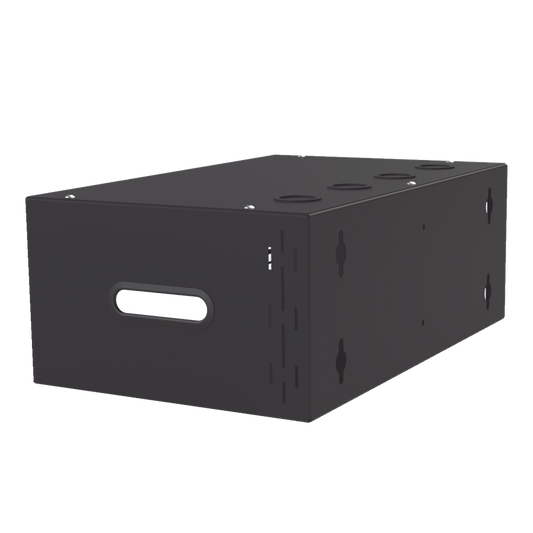 Gabinete para Montaje en Pared liviano, 4 Unidades de rack, Profundidad máxima de trabajo 250 mm, Se envía el Gabinete Armado.