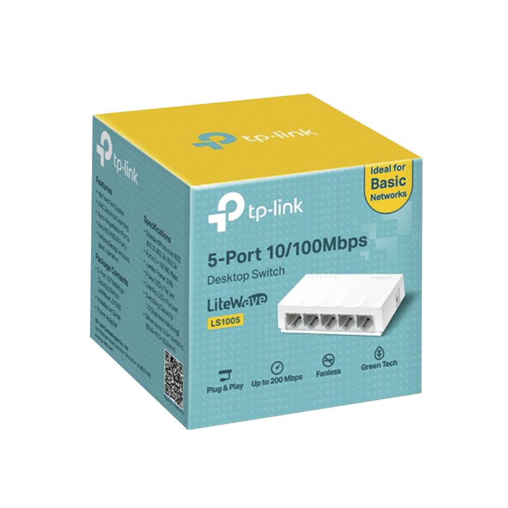 Switch para escritorio 8 puertos 10/100Mbps