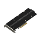 Adaptador SSD M.2 | PCIe 3.0 x8 | NVMe | Compatible con M.2 22110 y 2280 | 2 Ranuras M-Key | Perfil Bajo y Altura Completa | Garantía de 5 Años.