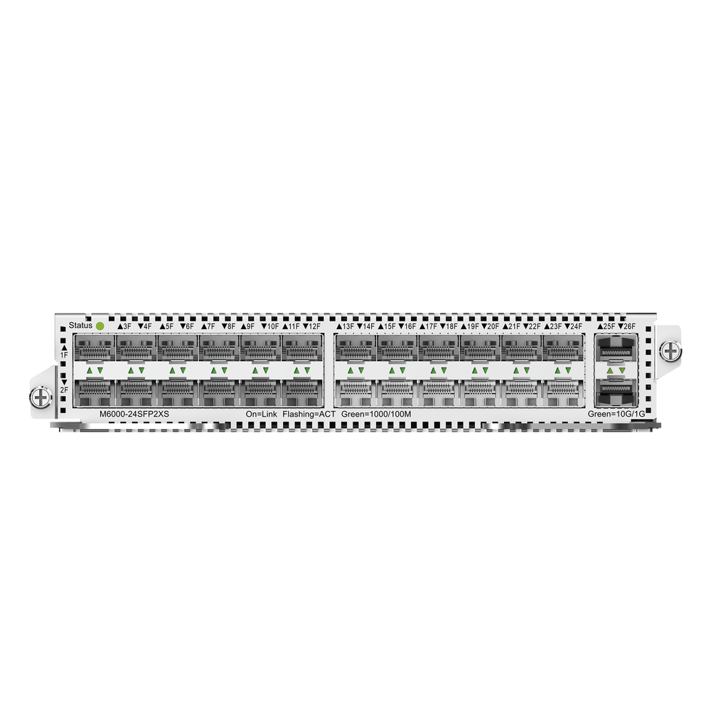 Tarjeta switch 24 puertos SFP y 2 SFP+ para RG-NBS6002