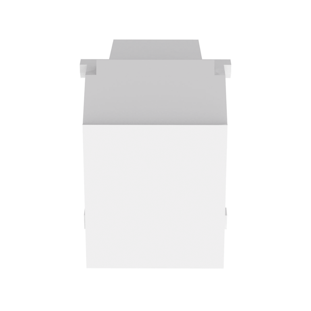 Módulo de Tapa Ciega (Inserto Ciego), Tipo Keystone, Color Blanco, 1 Pieza