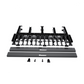 Organizador de Cables Horizontal NetManager de Alta Densidad, Doble (Frontal y Posterior), Para Rack de 19in, 1UR, Color Negro