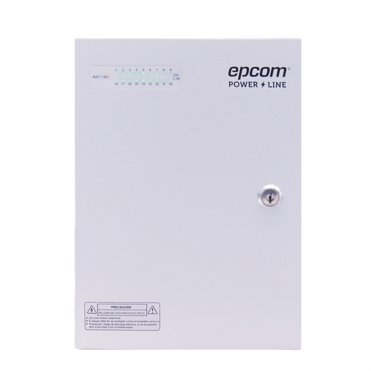 Fuente PREMIUM / 11-15 V / 18 canales / 30 A / Alta tecnología en seguridad / Doble ventilador / Hasta 1.85 Amperes por Salida / Filtro de Ruido por canal / Diseño de alta gama.