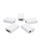 5 Unidades del Adaptador PoE Ubiquiti de 24 VDC, 0.5 A con puerto Gigabit, color blanco