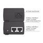 Inyector PoE+ (30W) / Gigabit 802.3 af/at / 2 puertos 10/100/1000 Mbps / Plug and Play / Fuente alimientación Integrada