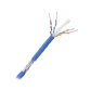Bobina de 1000 Metros (3280.84 Pies) Cable Cat6+ Calibre 23 Alto Desempeño, ETL, UL, Color Azul, Super Flexible, de 1000 Metros (3280.84 Pies), para Aplicaciones de CCTV, Video HD, y Redes de Datos