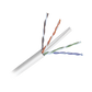Bobina de Cable de 305 Metros (1000 Pies) de Cable Cat6 de Alto Desempeño, Super Flexible, UL, Cobre, Color Blanco, para Aplicaciones de Video Vigilancia y Redes de Datos