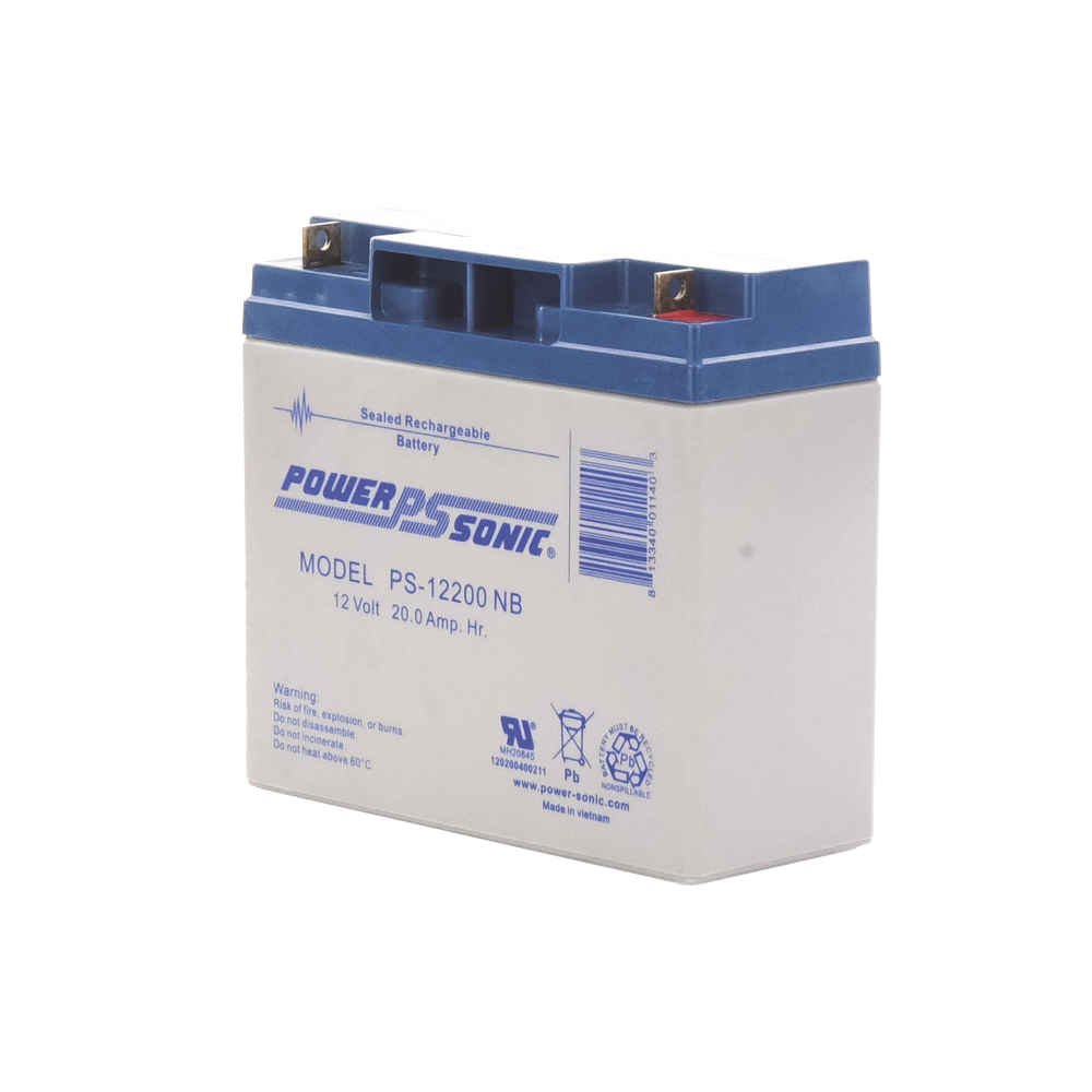 Batería 12V, 20AH, Para Respaldo, Tecnologías AGM/VRLA, 5 Años Vida Útil, Terminales NB2, Reconocida UL