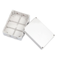 Caja Derivación-Conexión de Plástico (140 X 190 X 76 mm) con 10 Glándulas de Goma. Para Instalaciones Comerciales, Residenciales e Industriales. Incluye Tornillería para su Tapa. Funciona También como Registro.