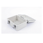 Gabinete de Plástico ABS, Uso en Intemperie IP66 (170 x 220 x 110 mm) Cierre por broche Inoxidable y Permite Cerrado con Candado y Llave (Perno 5mm) No Incluido