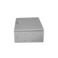 Gabinete de Acero IP66 Uso en Intemperie (300 x 400 x 200 mm) con Placa Trasera Interior de Metal y Compuerta Inferior Atornillable (Incluye Chapa y Llave T).