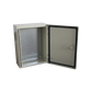Gabinete de Acero IP66 Uso en Intemperie (300 x 400 x 200 mm) con Placa Trasera Interior de Metal y Compuerta Inferior Atornillable (Incluye Chapa y Llave T).