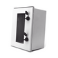 Gabinete de Poliéster IP65 Puerta Transparente, Uso en Intemperie (300 x 400 x 200 mm) con Placa Trasera Interior de Plástico (Incluye Chapa y Llave).