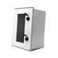 Gabinete de Poliéster IP65 Puerta Transparente, Uso en Intemperie (300 x 400 x 200 mm) con Placa Trasera Interior de Plástico (Incluye Chapa y Llave).