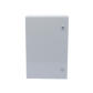 Gabinete de Acero IP66 Uso en Intemperie (400 x 600 x 250 mm) con Placa Trasera Interior Metálica y Compuerta Inferior Atornillable (Incluye Chapa y Llave T).